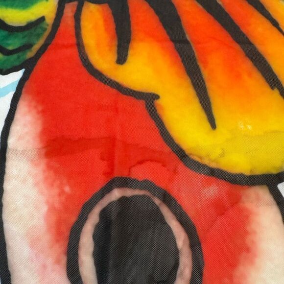 Ed Hardy Colorful Graphic Art Print swim Wrap or scarf - Picture 3 of 6